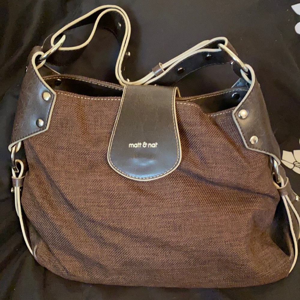 Matt and Nat fabric and vegan leather bag